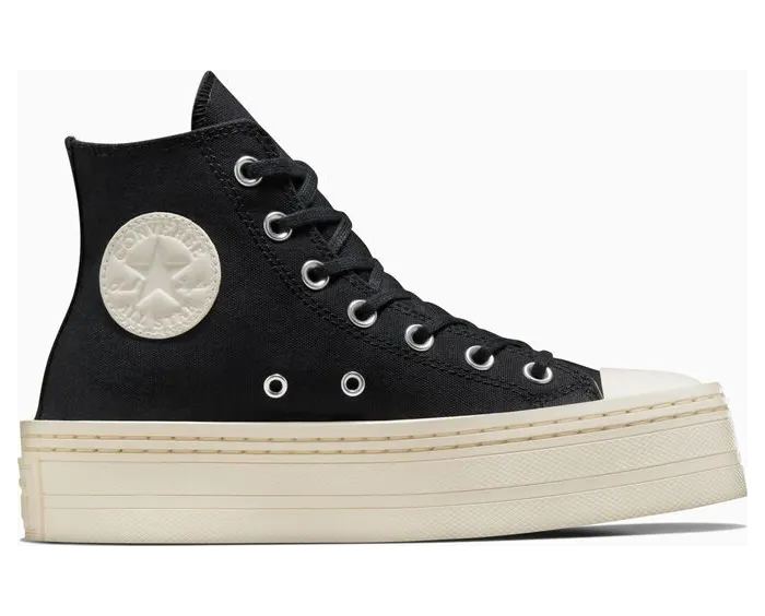 Converse Chuck Taylor All Star Modern Lift Platform Canvas Black/black/egret