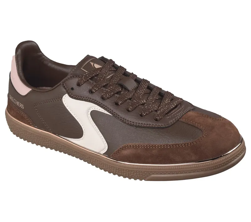 Skechers Hotshot – Living Luxe Sneaker Brown/Pink