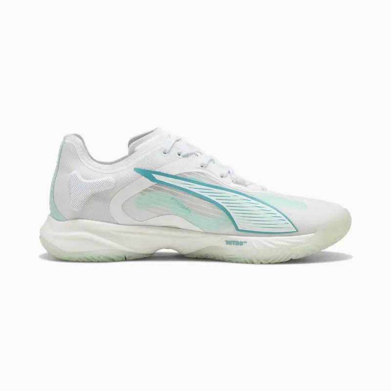 Puma Accelerate Nitro SQD 4 Game On White Baltic Sea Blue Fresh Water (108887-02)