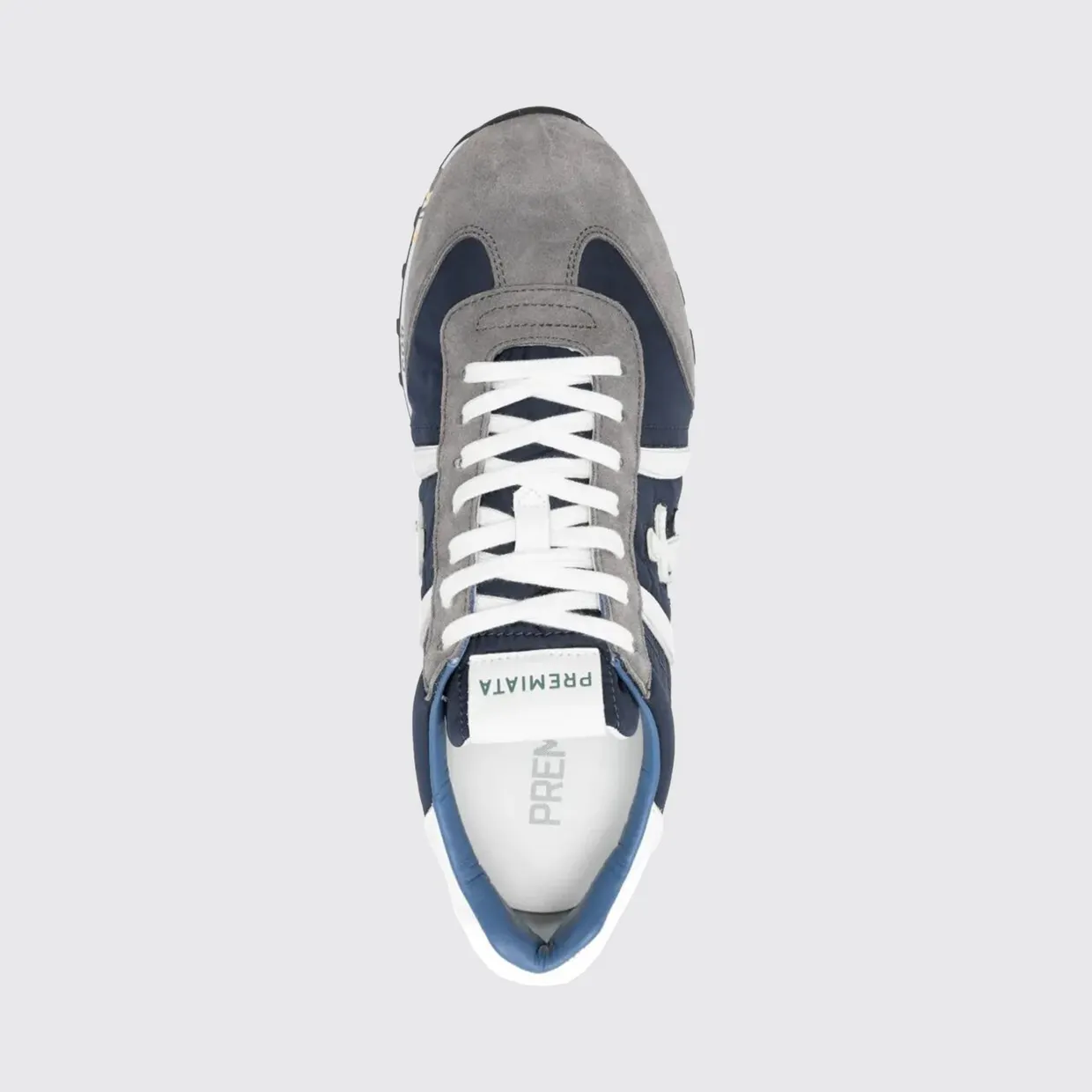 Premiata Lucy Cotton Twill and Nylon Sneakers Blue (LUCY7089) (3)