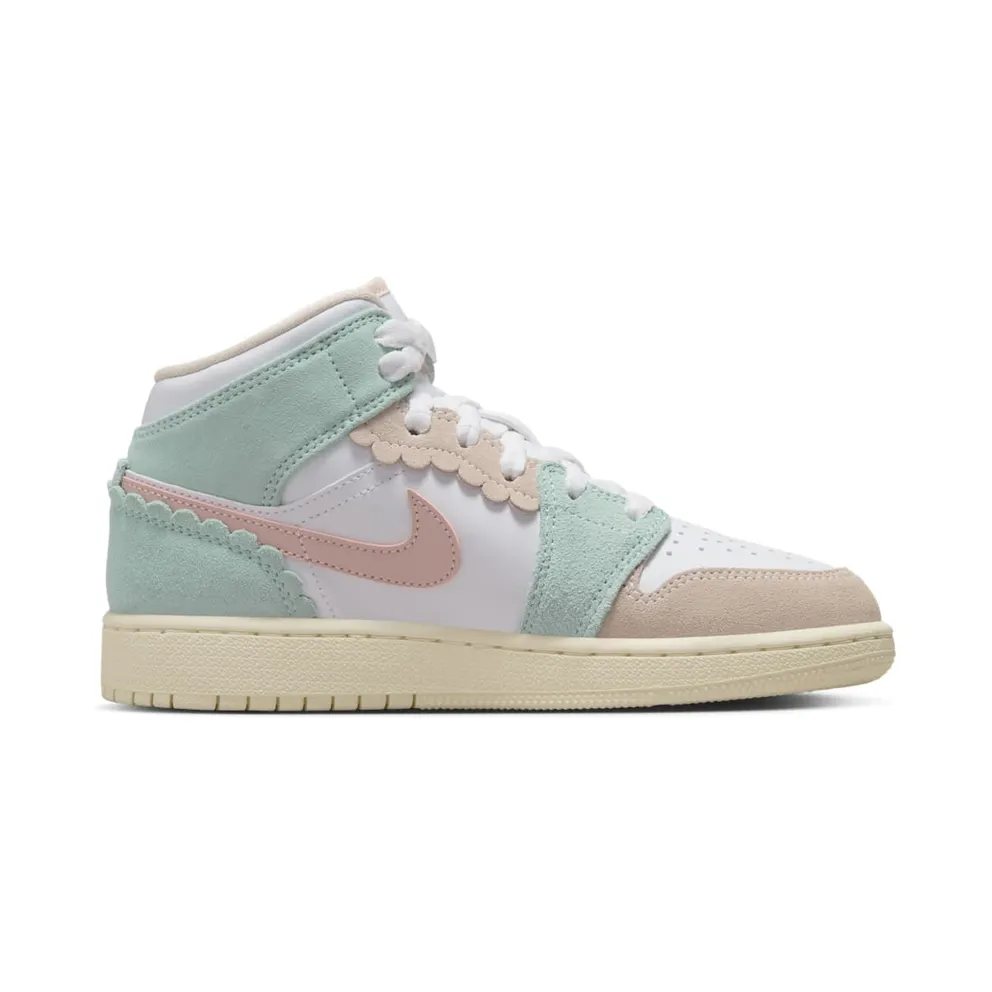 Air Jordan 1 Mid GS “Pink Oxford” (DZ5361-100)