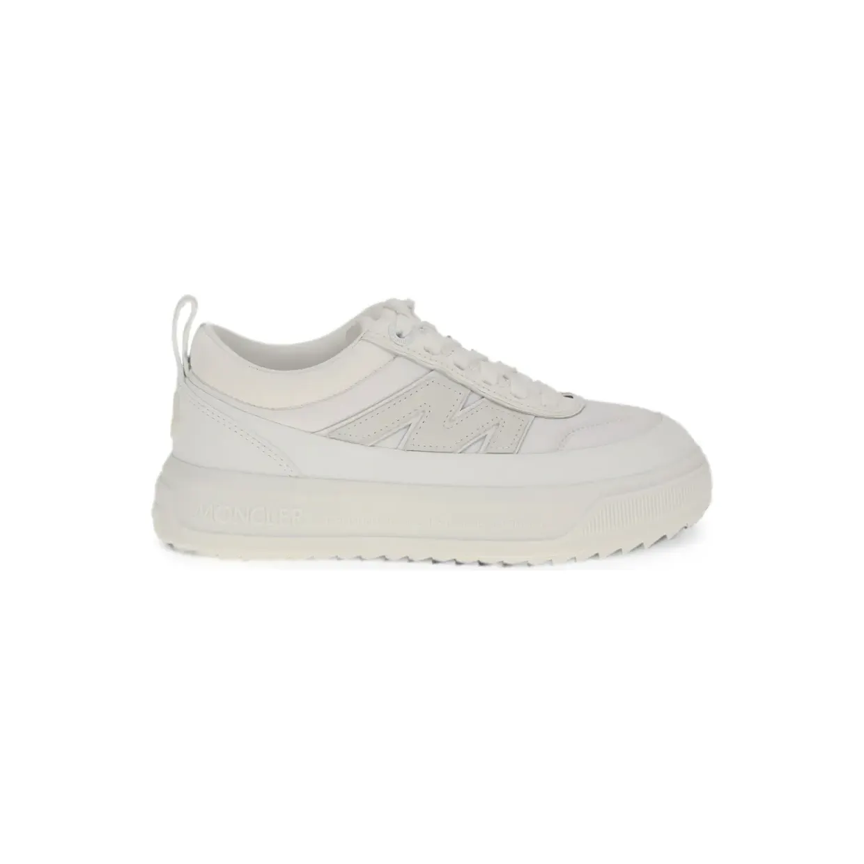 Moncler Altive aus Nubuk und Wildleder “White” (L209B4M00150N0565)