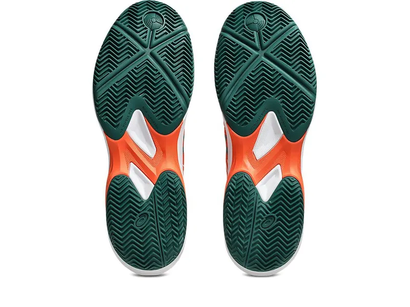 ASICS GAME FF PADEL “Energy Orange / Jewel Green” (1041A493-800)