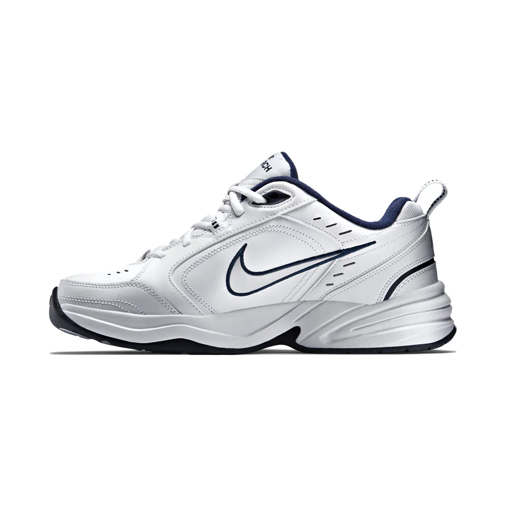 Nike Air Monarch IV White Navy White/Metallic Silver (415445-102)
