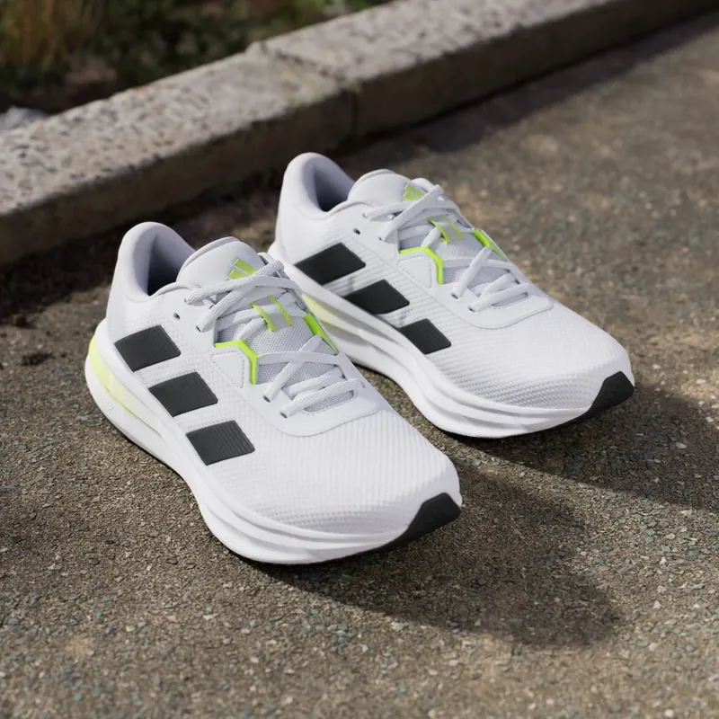 Adidas Galaxy 7 Running Shoes Cloud White / Core Black / Solar Slime (JP6600)