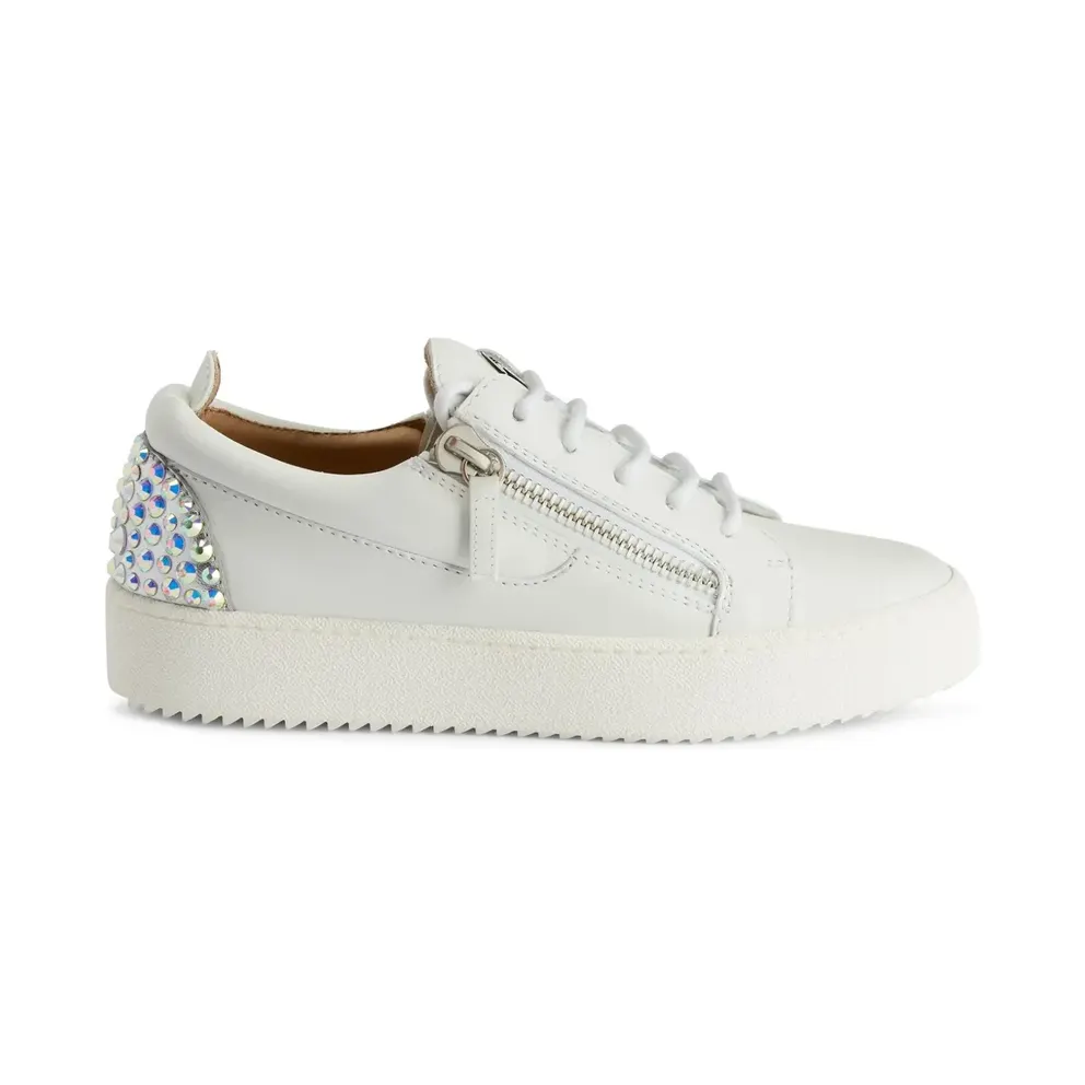 Giuseppe Zanotti Gail verfraaid with stras – White (RS40007001)