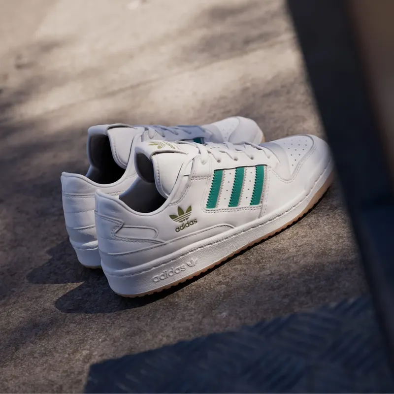 adidas Forum Low CL Cloud White Active Green Sandy Pink (IF7220)