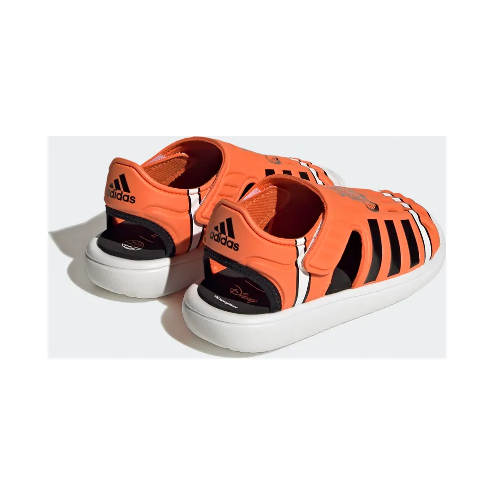adidas Closed Toe Sandals Disney Finding Nemo And Dory Orange Core Black Cloud White (HP7753)