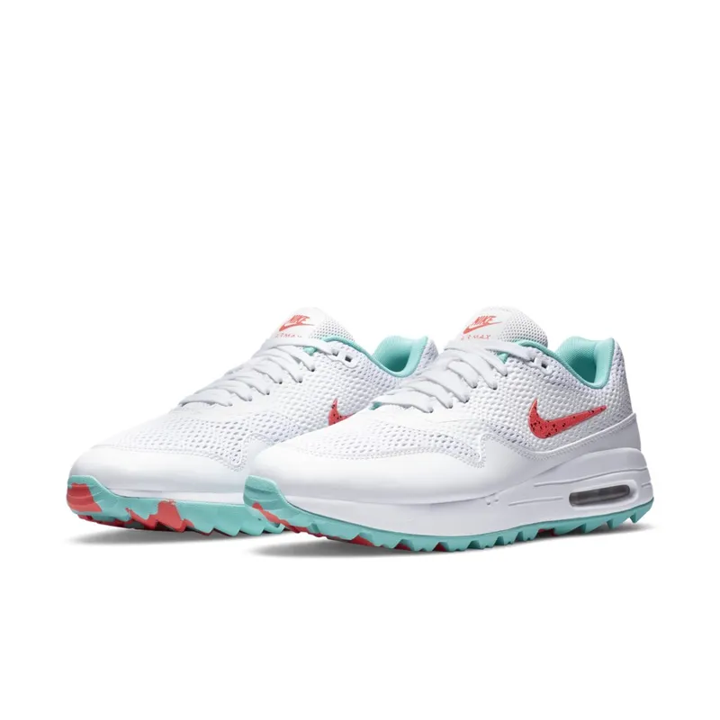 Nike Air Max 1 Golf Watermelon White/Hot Punch-Aurora Green (CI7576-103)