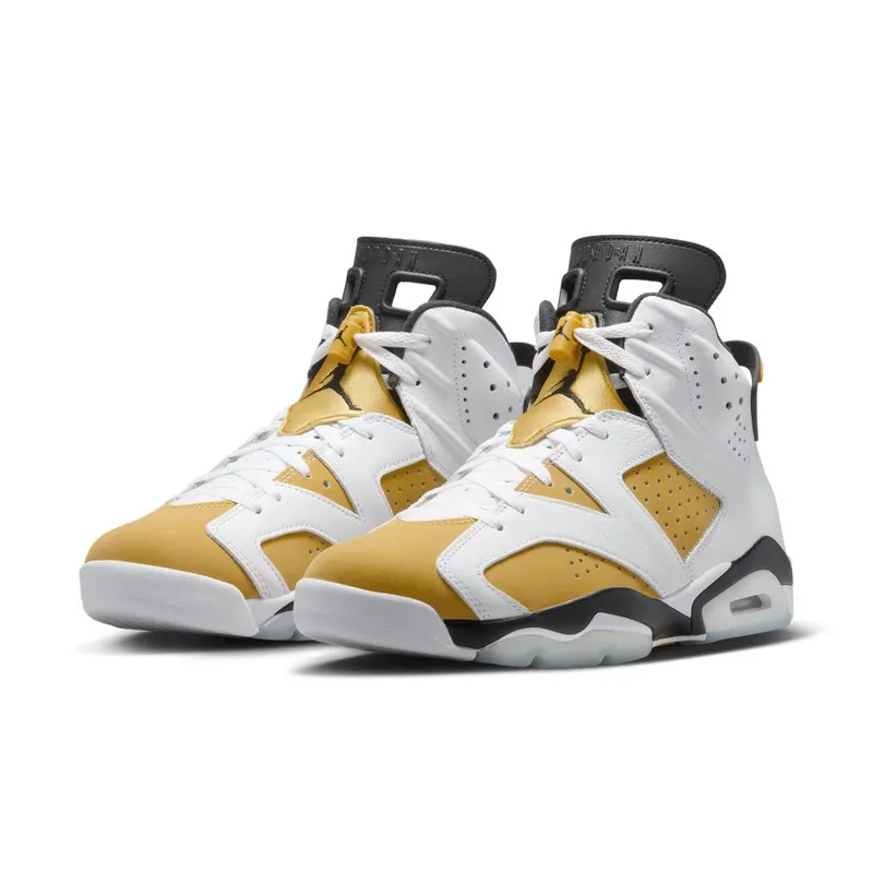 Air Jordan 6 Retro White/Black/Yellow Ochre (CT8529-170)