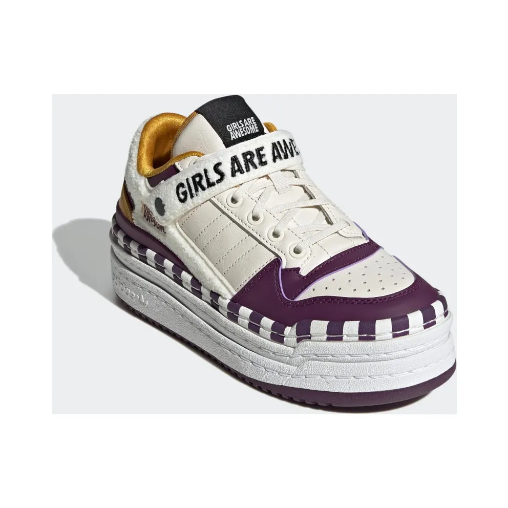 adidas Triple Platforum Lo Girls Are Awesome Chalk White / Chalk White / Purple Beauty (GY2618)