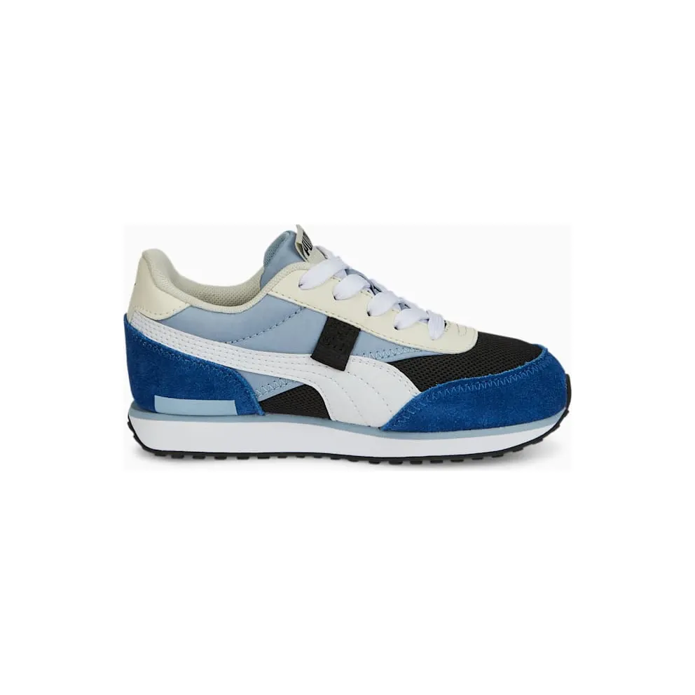 PUMA Future Rider Splash Kids’ Blue Wash/Black/White (381855-07)