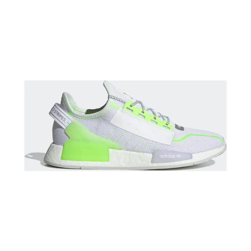 adidas NMD_R1 V2 Schuh Cloud White / Signal Green / Grey One (GX0538)