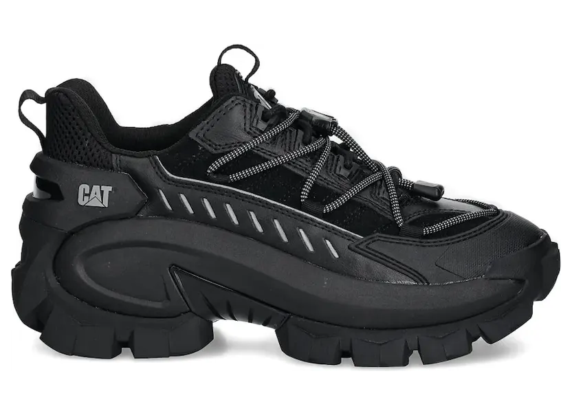 caterpillar Sneakers mit breiter Sohle – Schwarz (P111580)