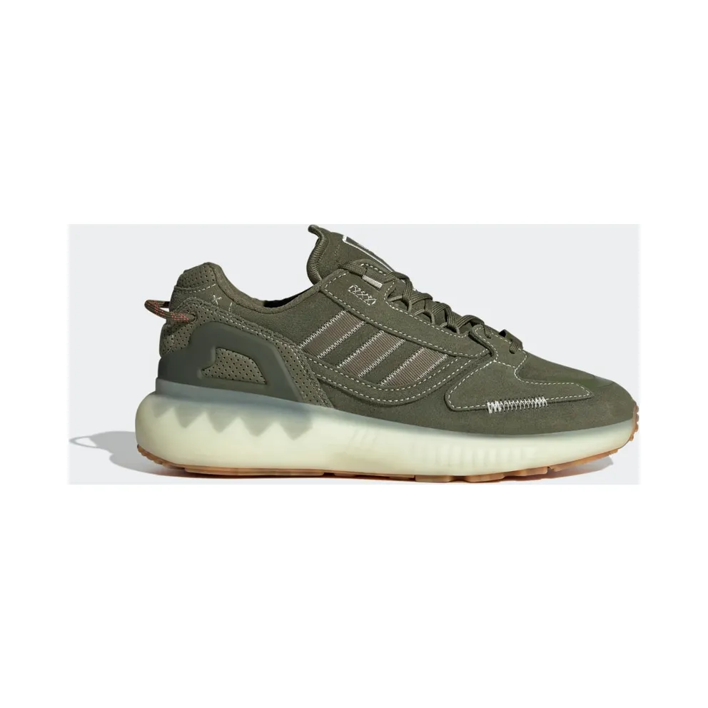 adidas ZX 5K BOOST Schuh Focus Olive / Off White / Ecru Tint (GX6913)