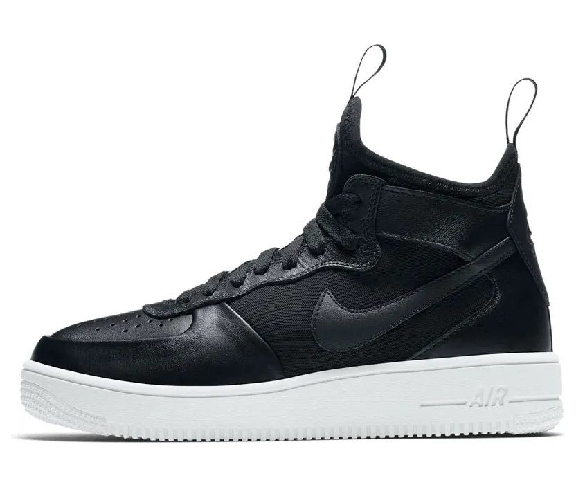 Nike Air Force 1 Ultraforce Mid Black/Black-White (W)