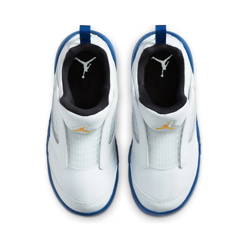 Jordan 5 Retro Little Flex Laney (PS) White/Varsity Maize-Varsity Royal (CK1227-189)