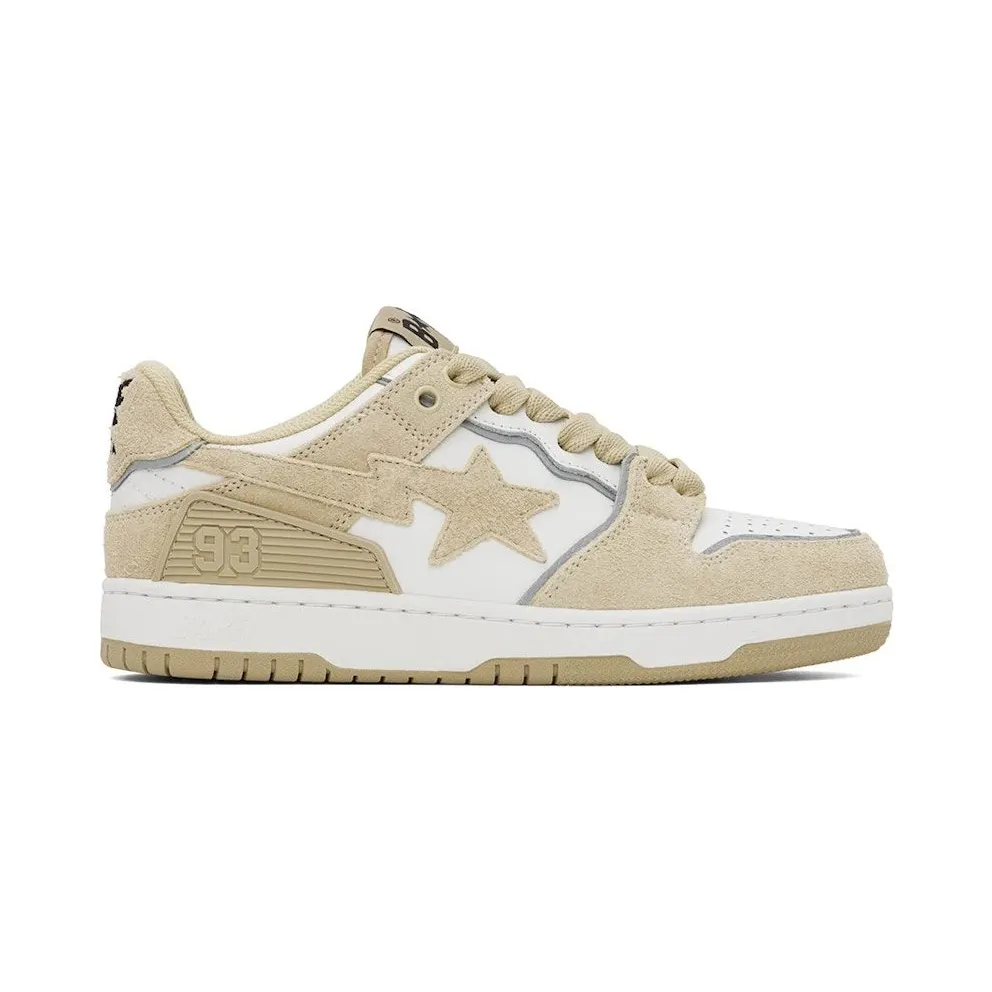 A Bathing Ape Bape SK8 Sta Beige Suede (1J80-191-057-BEI)