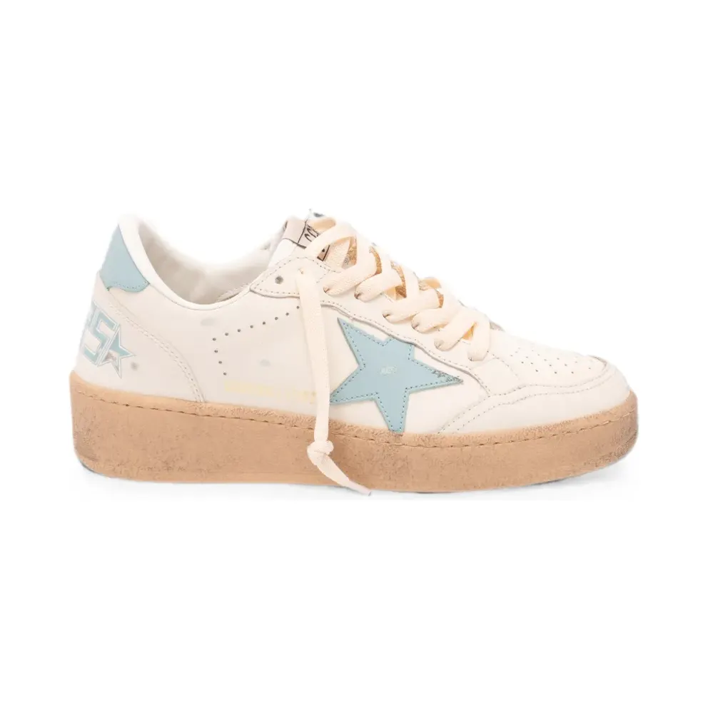 Golden Goose Ball Star with sterpatch – Beige (GWF00804F008501)