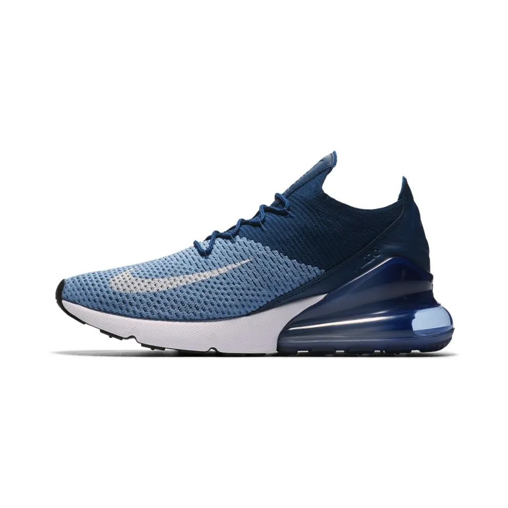 Nike Air Max 270 Flyknit Work Blue Work Blue/White-Brave Blue-Total Crimson (AO1023-400)