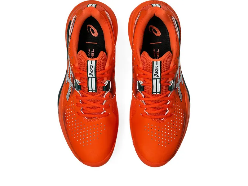 ASICS GEL-CHALLENGER 15 PADEL “Energy Orange / Jewel Green” (1041A511-801)