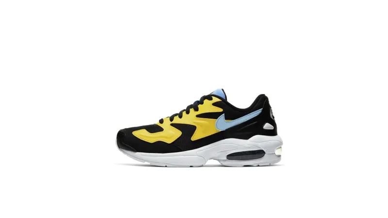 Nike Air Max 2 Light Yellow Light Blue Black Yellow/Light Blue-Black-White (CJ7980-700)