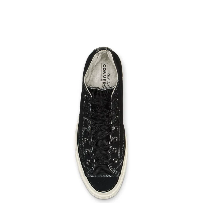 Converse Chuck Taylor All-Star 70s Hi Suede Pack Black Black/Black-Egret (162373C)