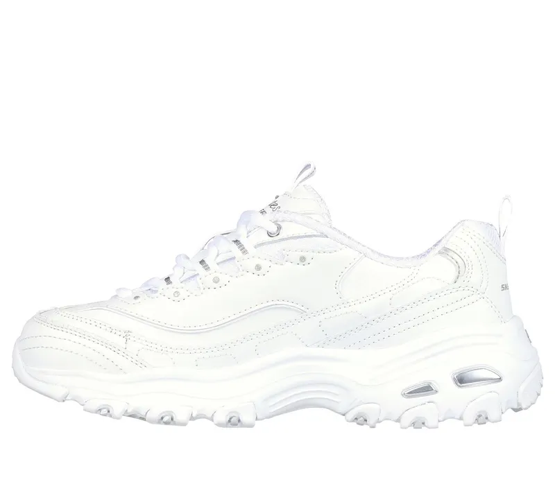 Skechers D’Lites – Fresh Start Sneaker White/Silver