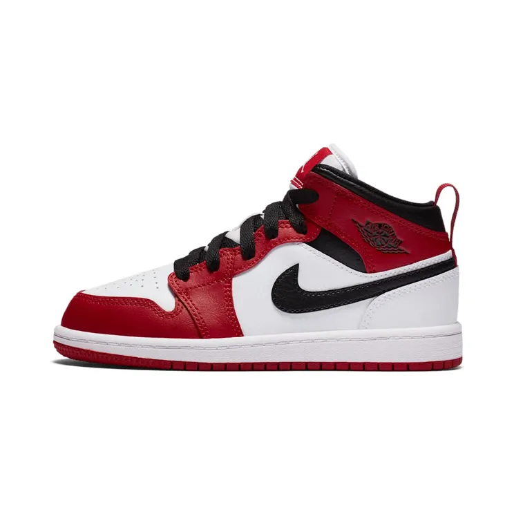 Jordan 1 Mid Chicago 2020 (PS) “White / Black / Gym Red” (640734-173)