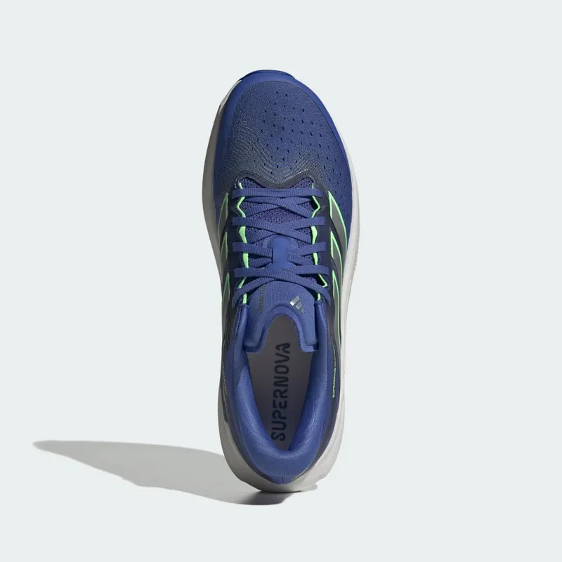 Adidas SUPERNOVA SOLUTION 3 Running Shoes Dual Indigo / Tech Grey Metallic / Lime Burst (KK1915)