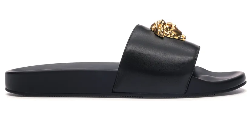 Versace Leather Slides x Kith