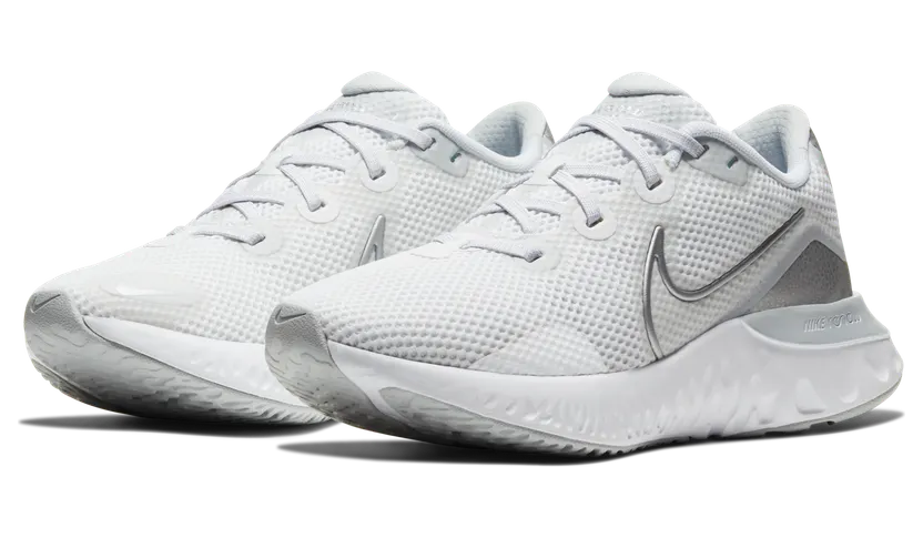 Nike Renew Run ‘White Metallic Silver’ Pure Platinum/White/Metallic Silver (CK6360-003)