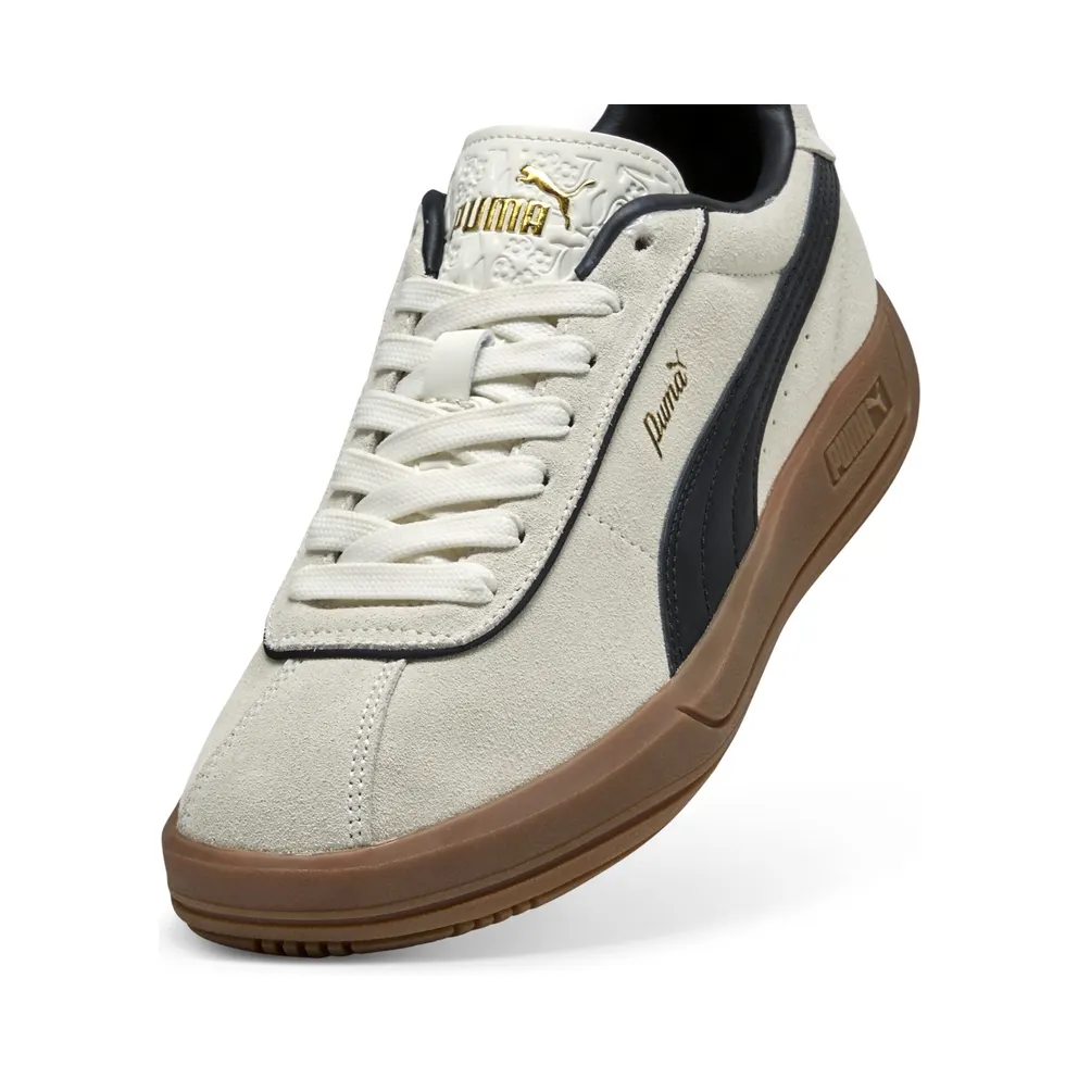 Puma Club Klassika Suede “Warm White / Puma Black / Puma Gold” (400718_01)
