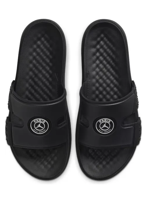 Jordan Hydro 8 Paris Saint-Germain Slides – Schwarz Schwarz (CV8451-001)