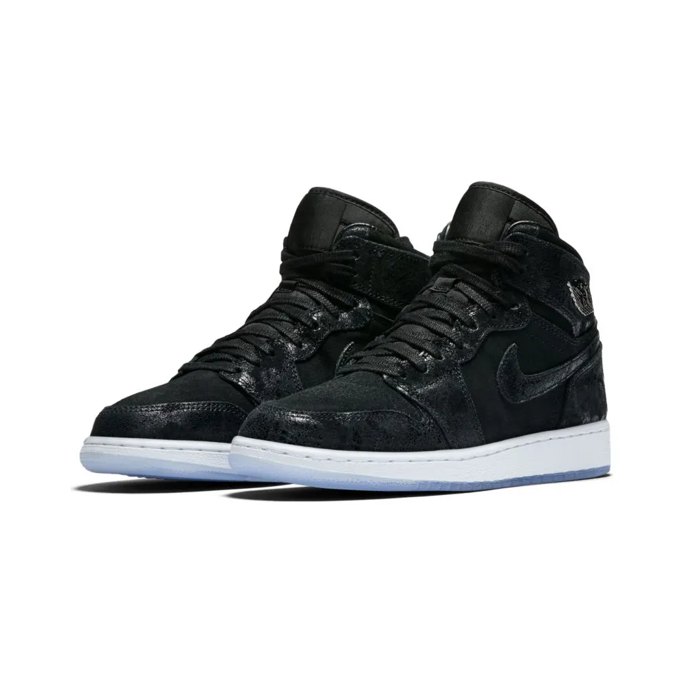 Jordan 1 Retro High Heiress Black Suede (GS)