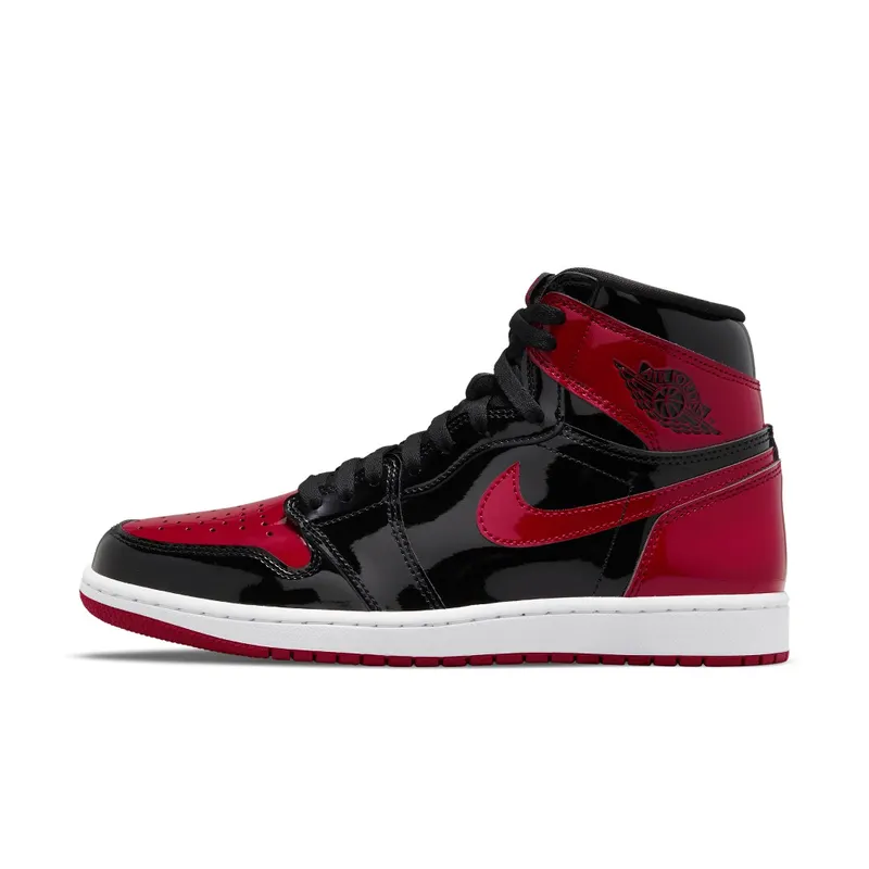 Air Jordan 1 Retro High OG Bred Patent (555088-063)
