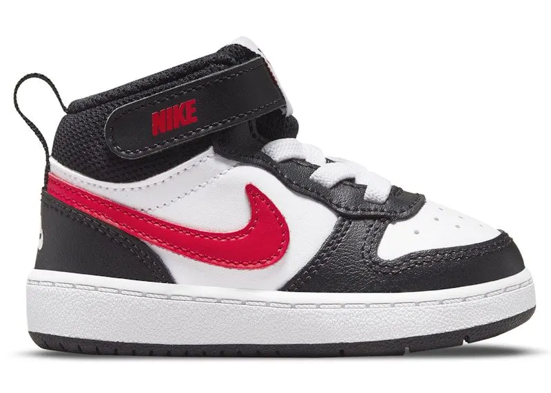 Nike Court Borough Mid 2 White Black University Red (DO5894-161)