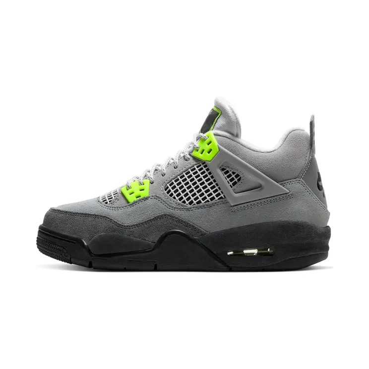 Air Jordan 4 Retro GS Neon “Cool Grey / Wolf Grey / Anthracite / Volt” (CT5343-007)