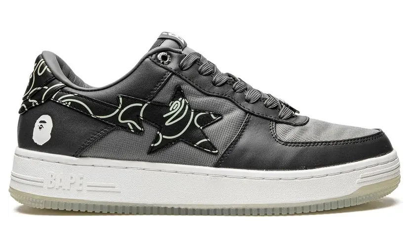 A BATHING APE® Bape Sta #1 M2 Sneakers – Schwarz (0ZXSHM91X007IGYD)