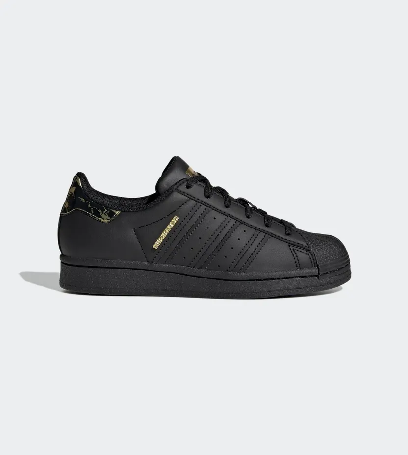 adidas Superstar Core Black / Core Black / Gold Metallic (H03992)