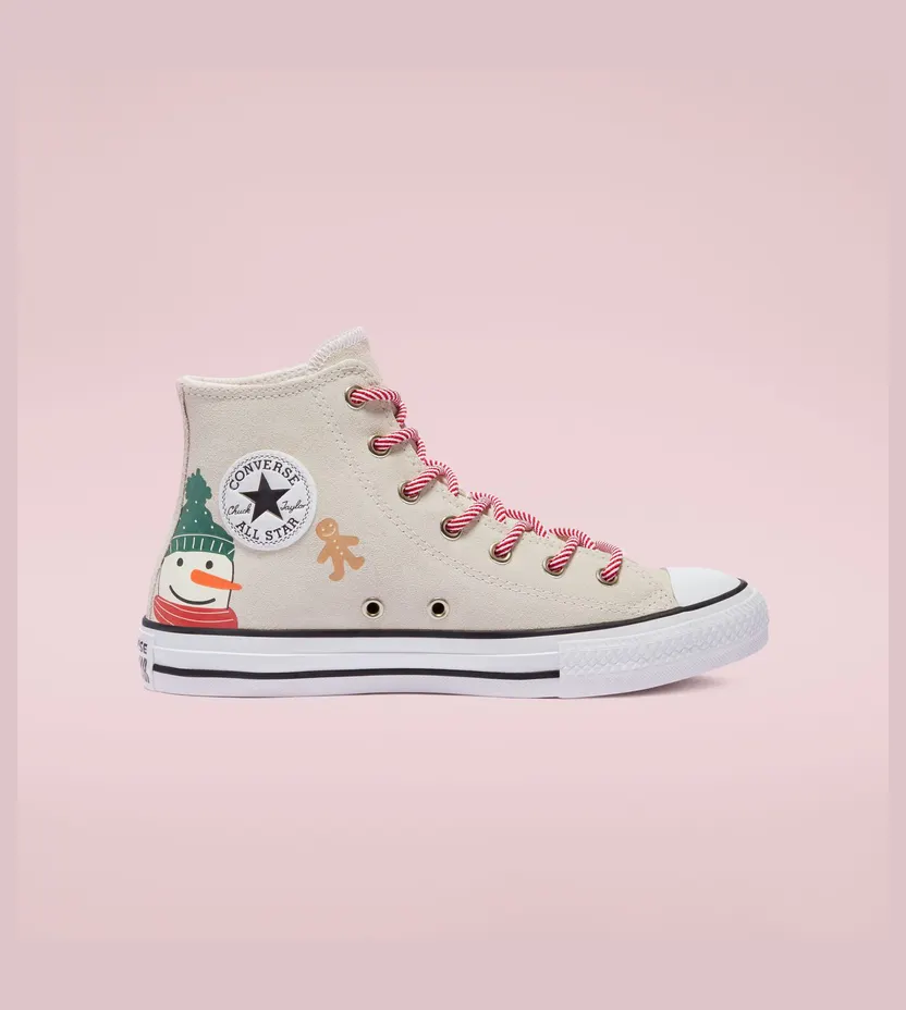 Converse Chuck Taylor All Star High GS ‘Winter Holidays’ Vintage White/White/Black (670050C)