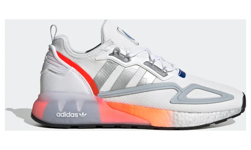 adidas ZX 2K Boost Cloud White / Metallic Silver / Glow Blue (FY5725)