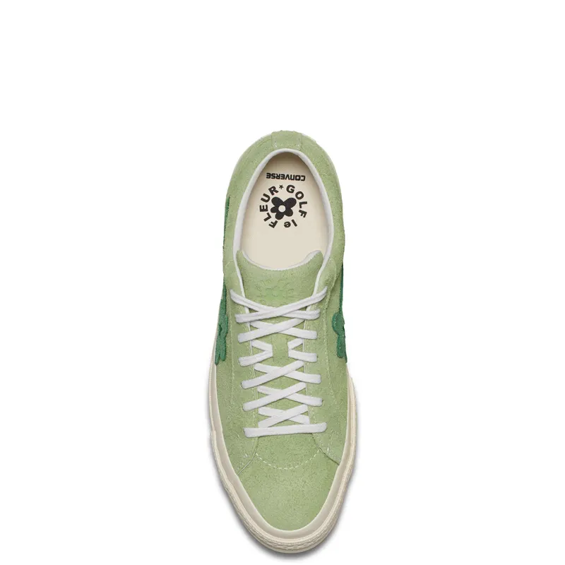 Converse One Star Ox Tyler the Creator Golf Le Fleur Jade Lime Green/White (160327C)
