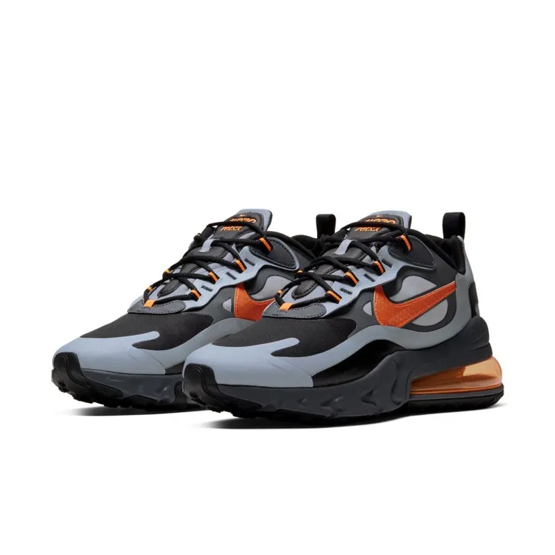 Nike Air Max 270 React Winter Wolf Grey Total Orange Wolf Grey/Black-Dark Grey-Total Orange (CD2049-006)