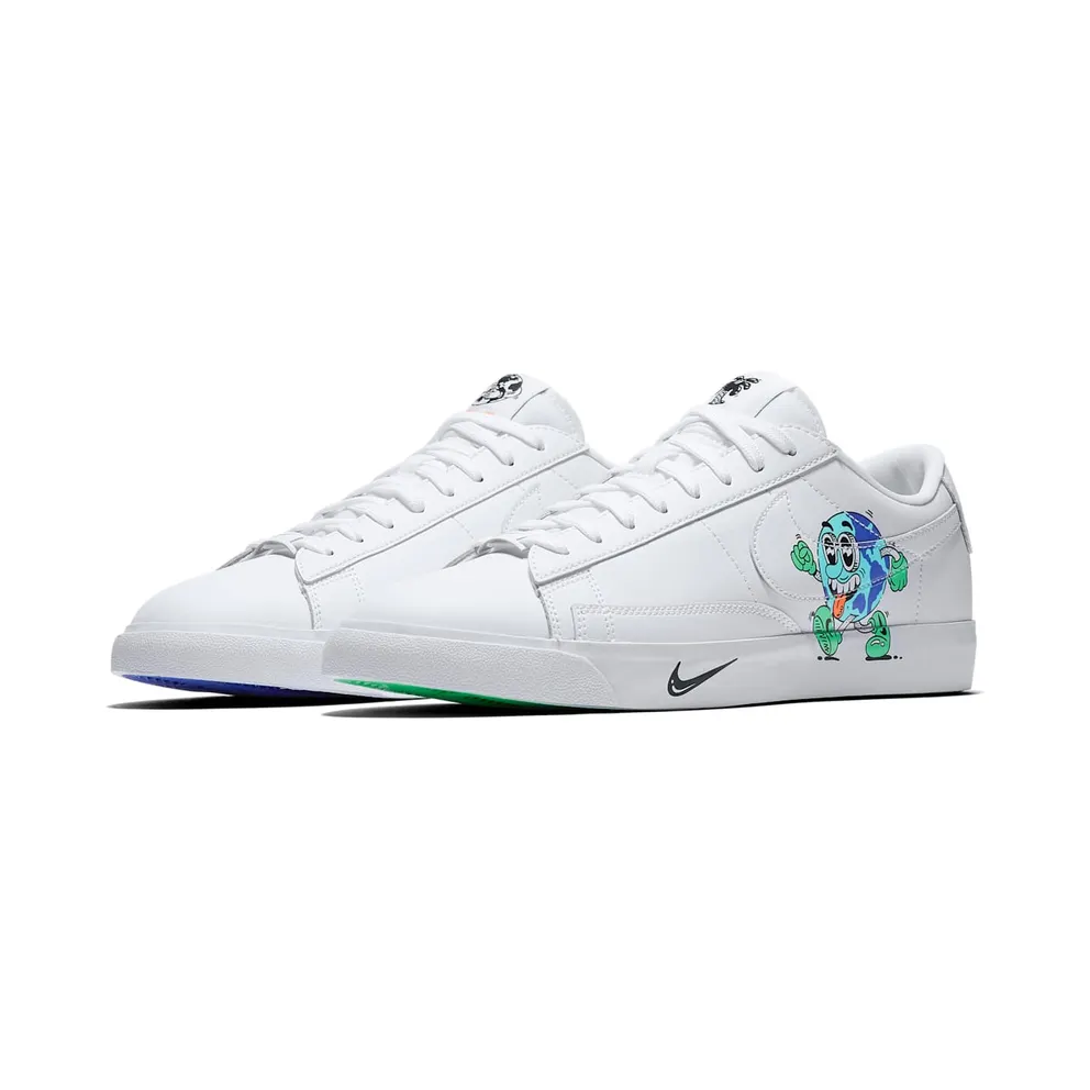 Nike Blazer Flyleather Steve Harrington Earth Day (2019) White/White-White (CI5546-100)