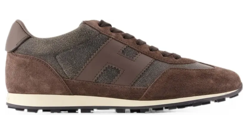 Hogan H699 Sneakers mit Einsätzen – Braun (HXM6990GH00VJK)