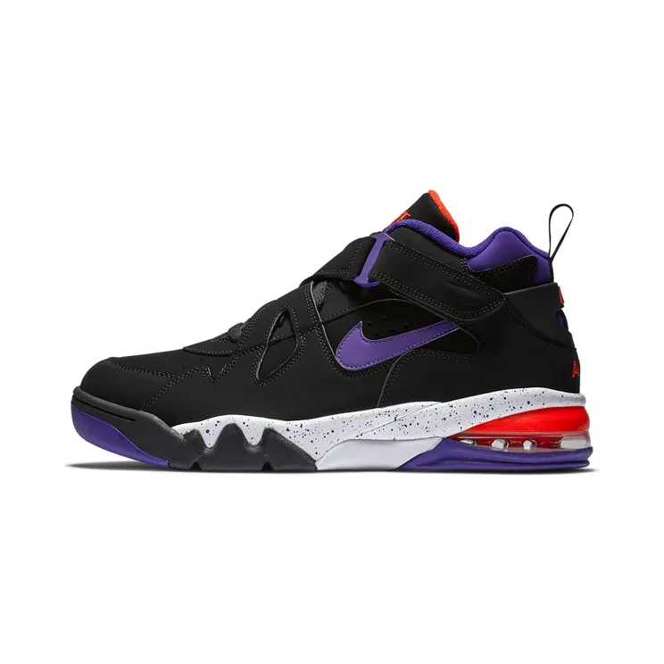 Nike Air Force Max CB ‘Suns’ “Black / Team Orange / White / Court Purple” (AJ7922-002)
