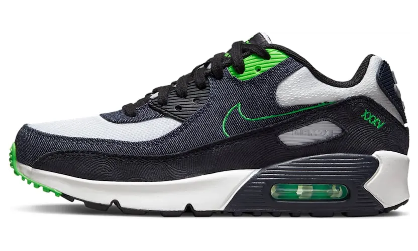 Nike Air Max 90 Ltr SEen “Black / Scream Green / Summit White / Obsidian” (DN4376-001)