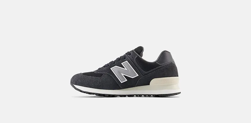 New Balance 574 Black Noir Grey (U574SBG)