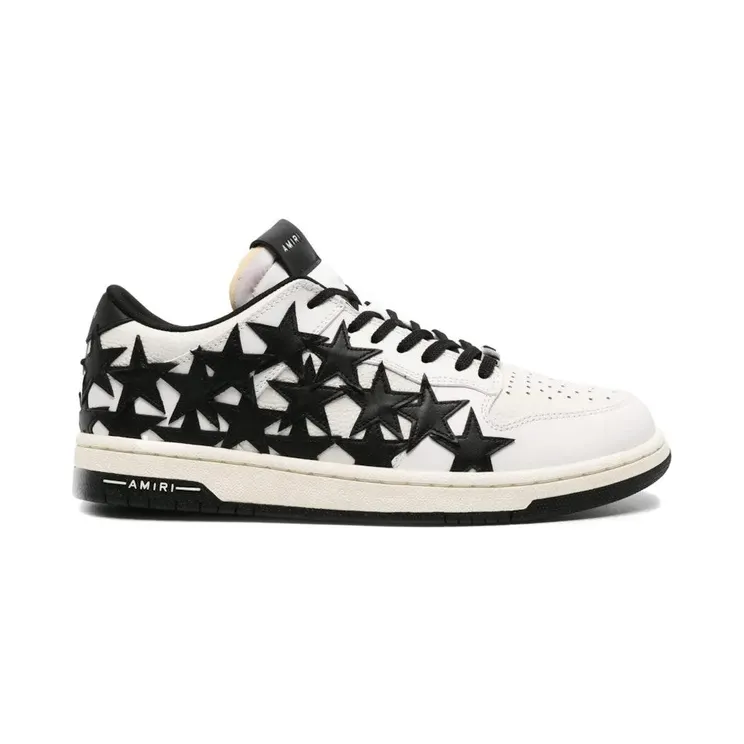 AMIRI Stars Low Top White Black (PS24MFS025-001)